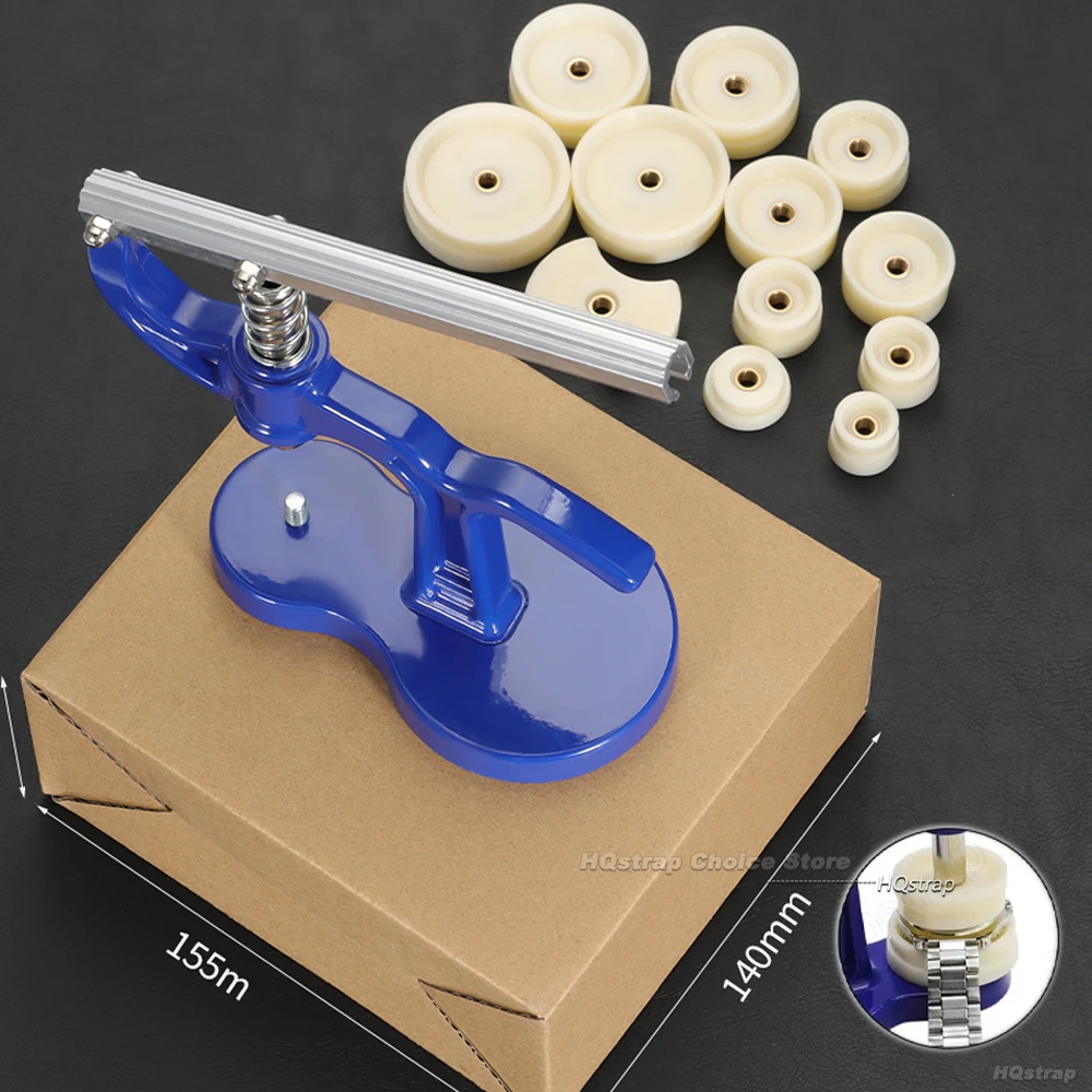 1set Watch Back Press Tool Set Nylon Prevent Slip Fitting Dies Nylon Watch Case Closer Watch Repair Tool Kit for Watchmaker
