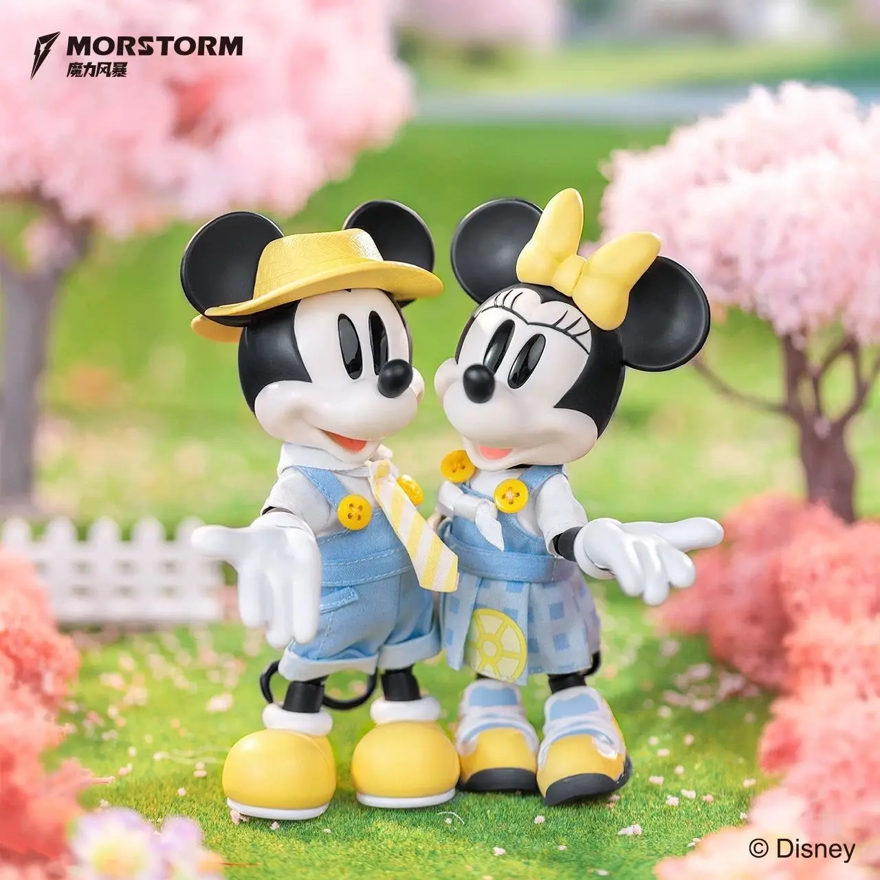

MORSTORM Licensed Disney Heartfelt Garden Party Mickey Minnie MJD Articulated Doll Trendy Toy Couple Collectible Gift
