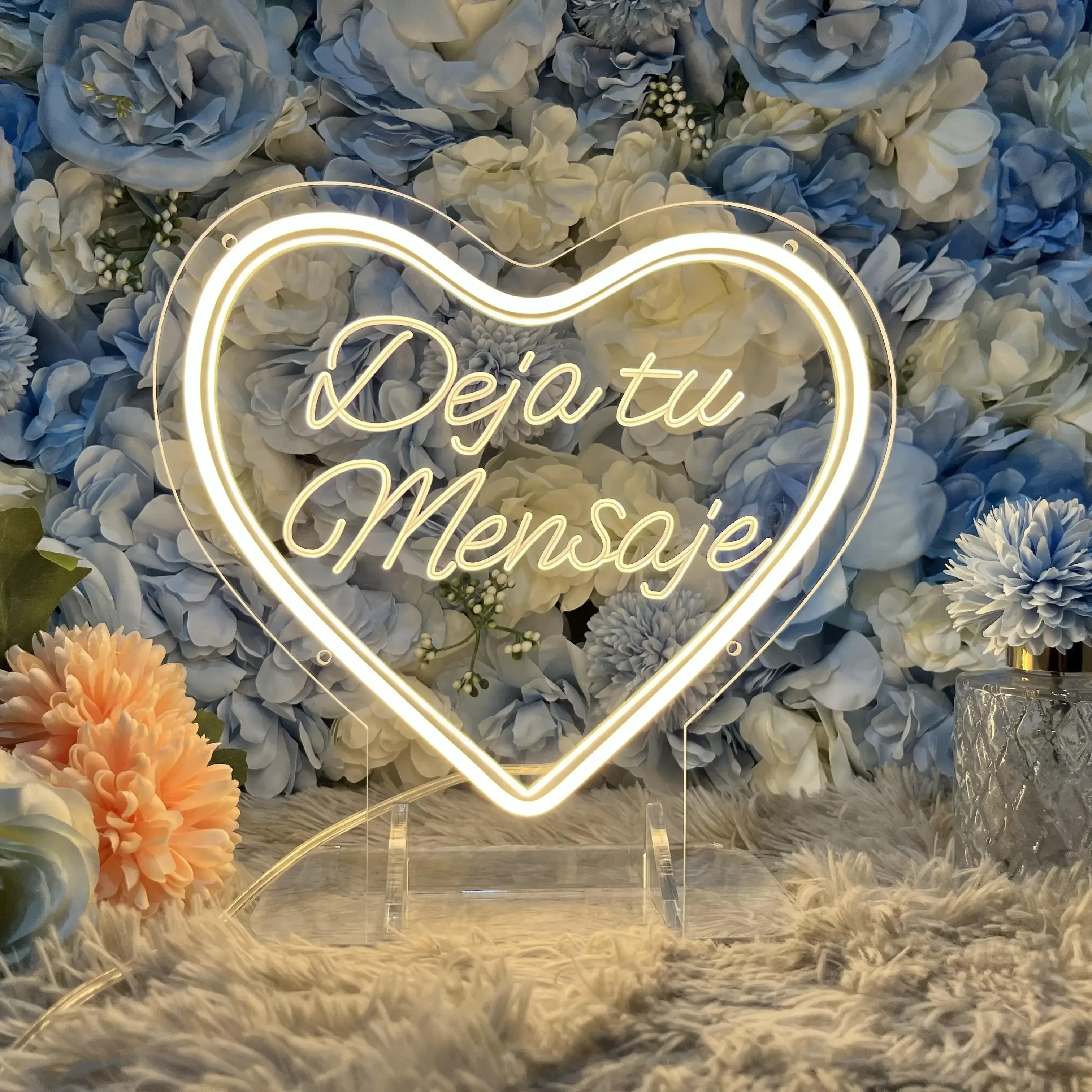 Leave A Message Neon Sign LED Neon Lights For Wedding Coffee Bar Party Birthday Gifts Room Wall Decoration Night Light gallery 4