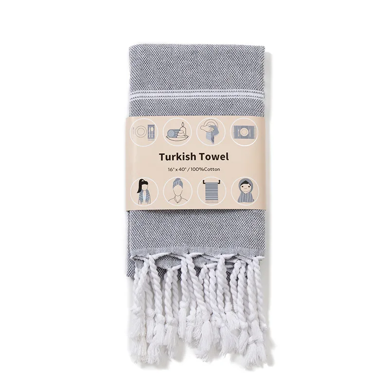 Premium Turkish Cotton Towels - Soft and Luxurious Bath, Hand, and Face Towel Set