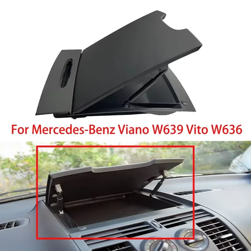 Car Dashboard Center Console Glove Box Top Storage Organizer for Mercedes Benz Viano W639 Vito W636 2006-2015 Accessories