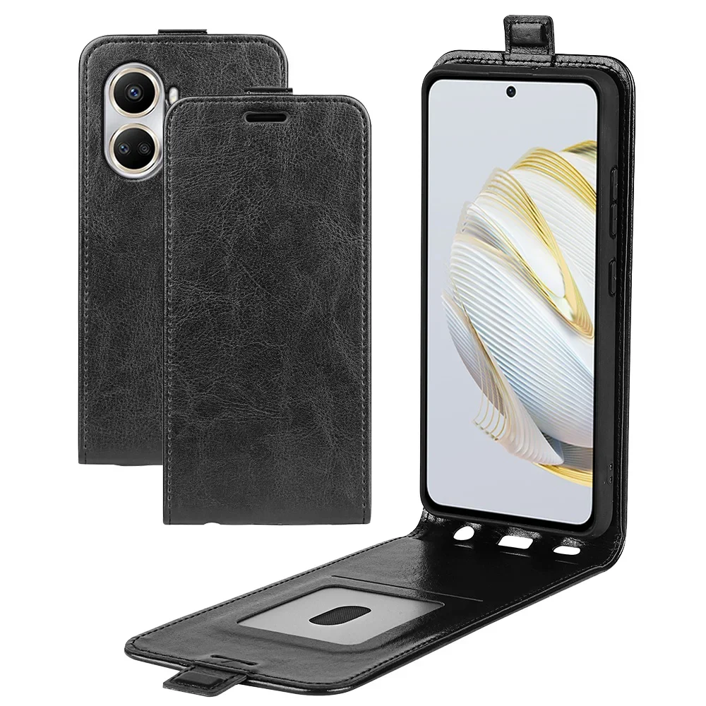 For Huawei Nova 10 SE Flip Vertical Leather Case Nova 3 3i 5T 6 7 8 9 Pro Full Cover Card Holder Nova 6 7 8 9 10 SE Funda Bags