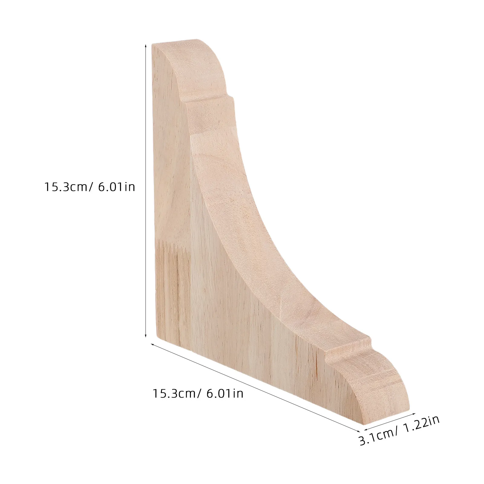 Wood Wall Shelf Brackets Triangle Solid Mount L Shape Shelf Holders Kitchen Bookshelf Countertop Organizer Wood Triangle Bracket