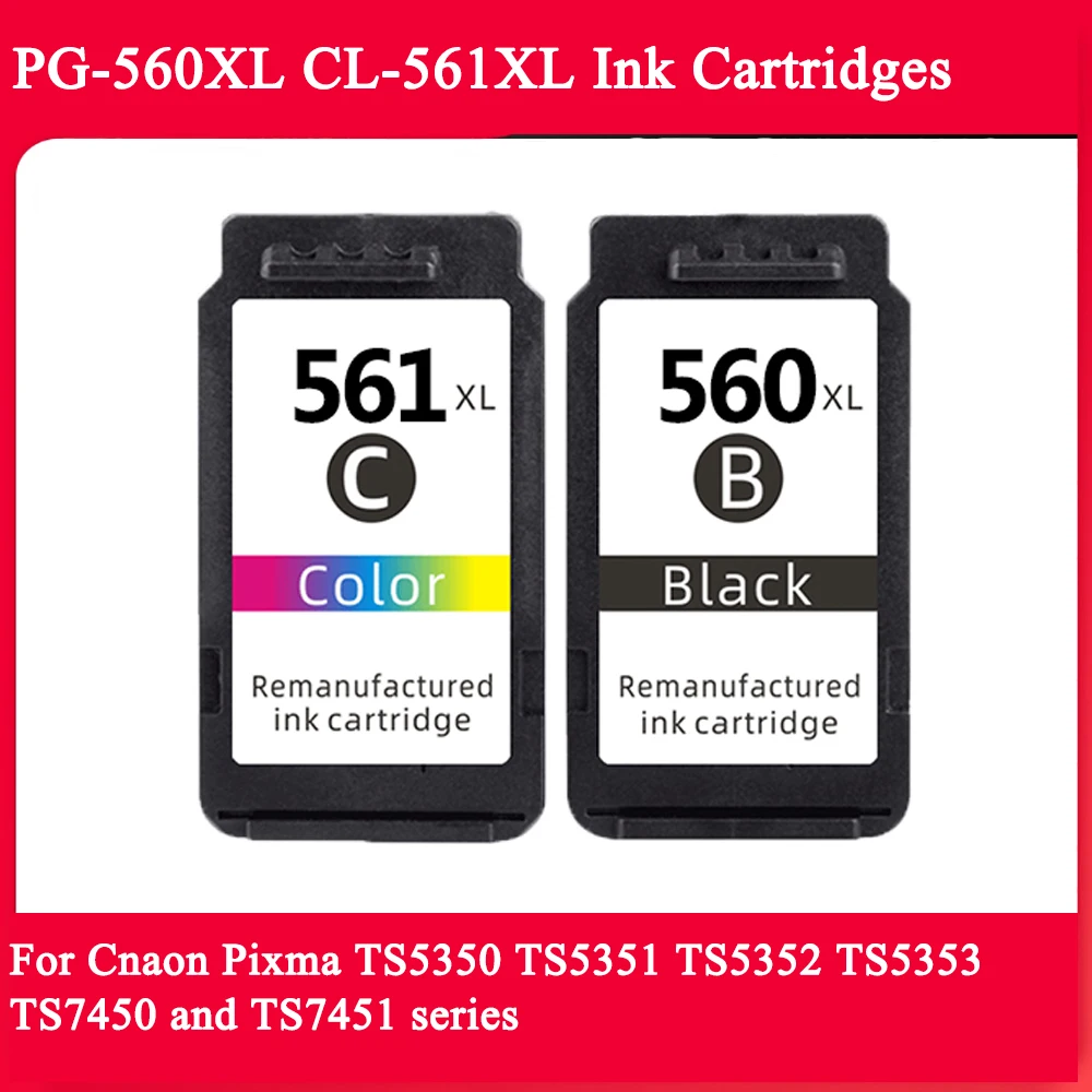 PG560 CL561 для Canon PG-560 CL-561 XL картриджи для принтера Canon Pixma TS7450 TS7451 TS7450 TS5350 TS5351 TS5352