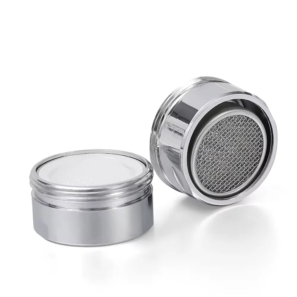 24mm Thread Bathroom Kitchen Sink Faucet Aerator Faucet Aerator Replaceable Filter Mixing Nozzle Splash Proof Filter Screen