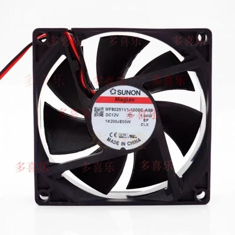 

ZMZM for MF80251V1-1000C-A99 8025 DC12V 1.44W 8CM 2-Wire Silent Cooling Fan # A6–37