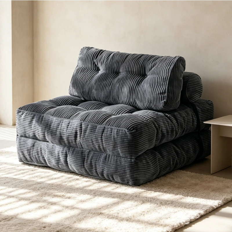 2026 New Vacuum Compressed Lazy Sofa - A Single-person Sofa with Foldable Sleepable and Lieable Sponge Particles