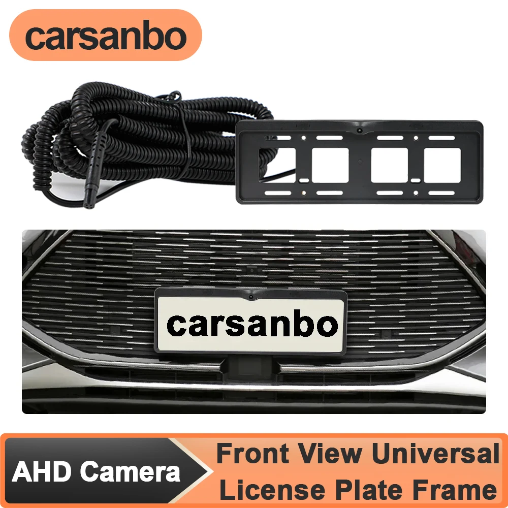 

Carsanbo AHD 1080P Car Front View OEM Camera Universal Night Vision Wide Angle 150° Fisheye Waterproof Parking Monitoring System