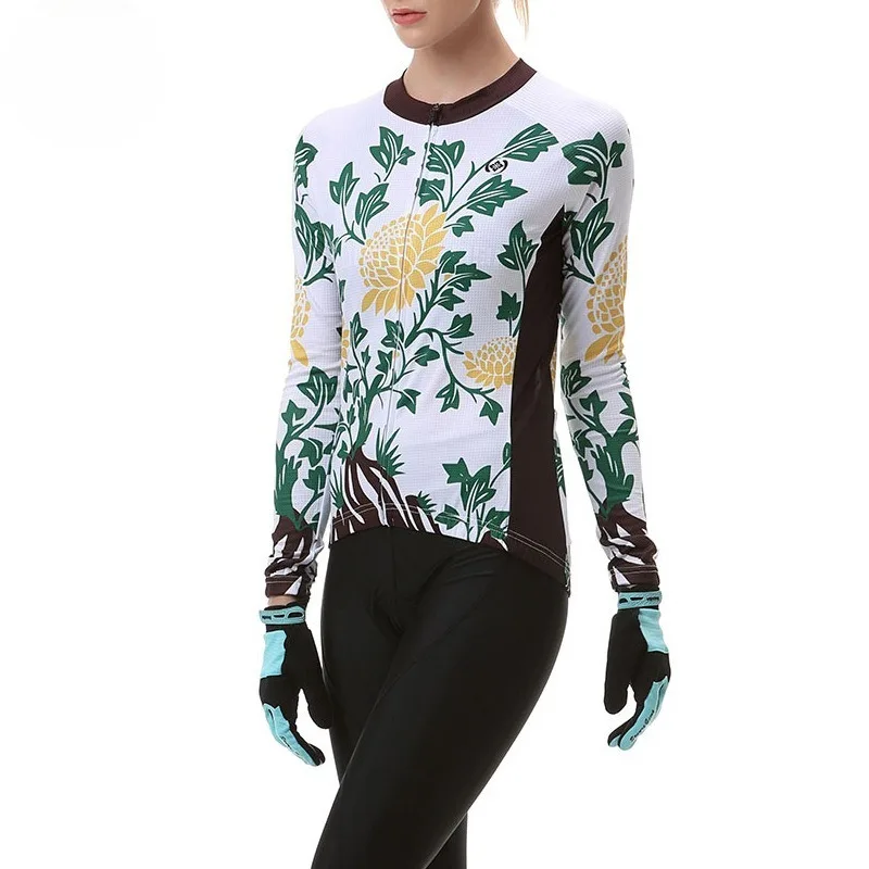

Autumn and Winter Cycling Clothes Women's Long-sleeved Cycling Clothes Autumn Women's Moisture-wicking Cycling Clothes Set