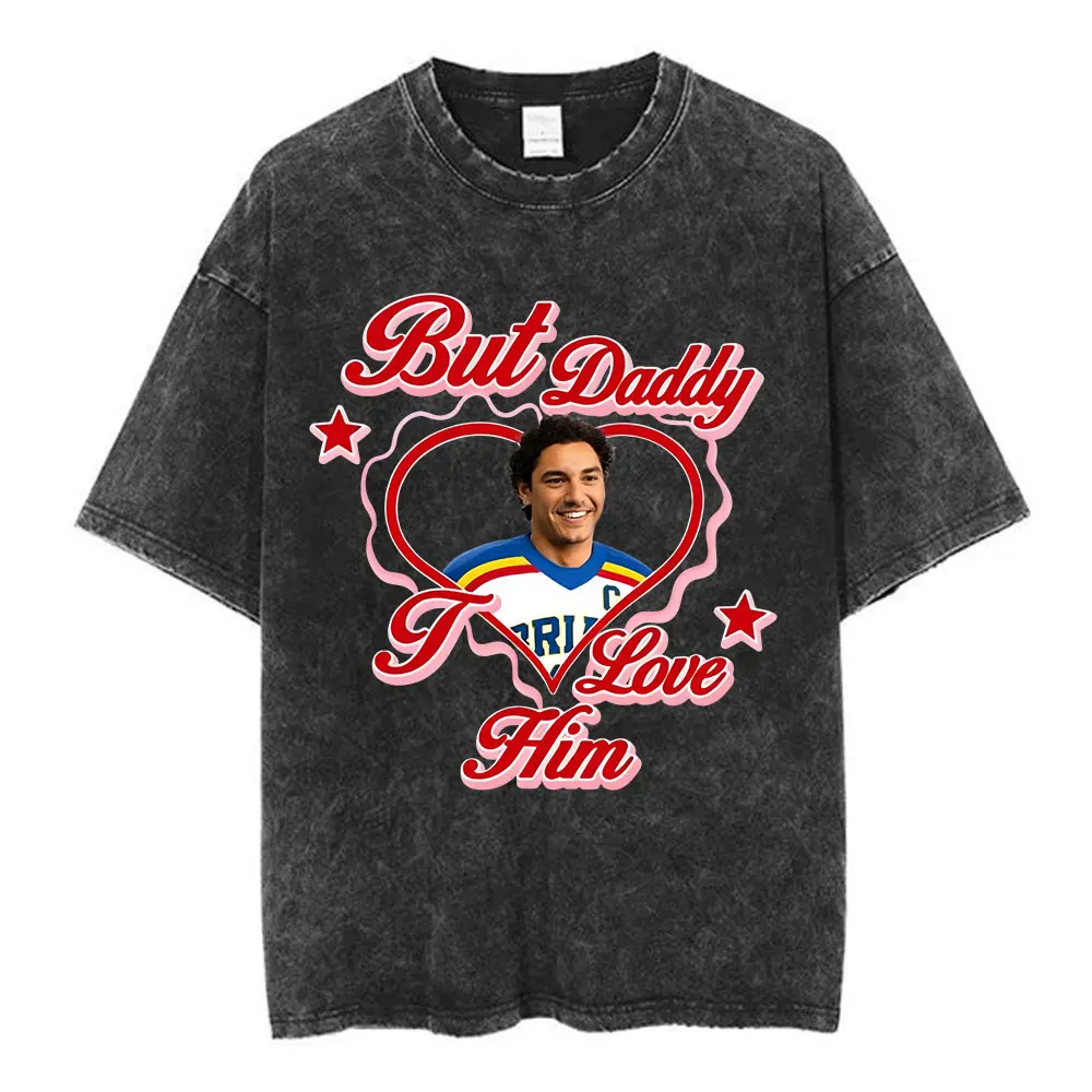 Off Campus Garrett Graham 44 Briar University Hockey Vintage Washed T-Shirt Herren Damen Sommer Casual Baumwolle Kurzarm T-Shirt – Detail 7
