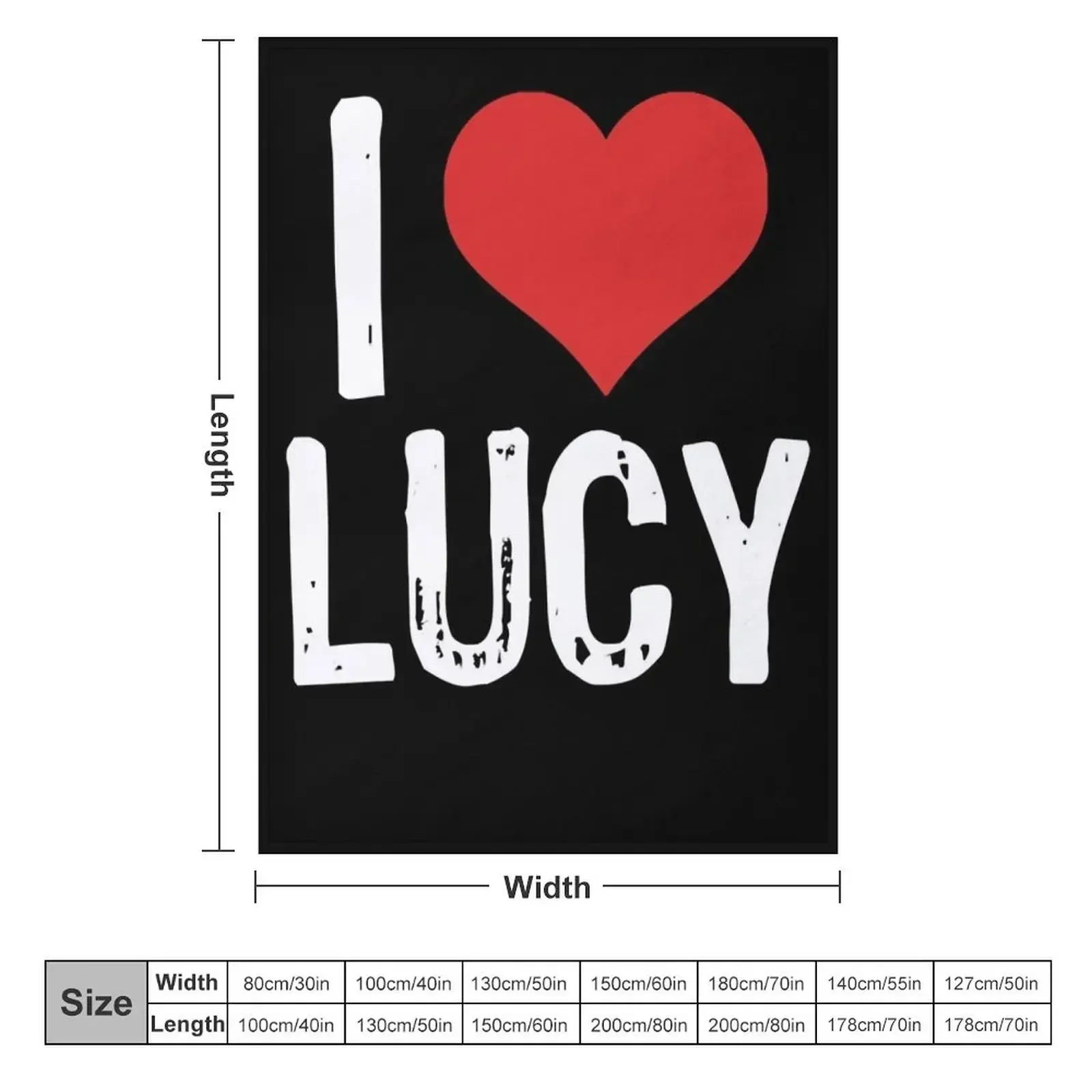 Mens Funny I Love Lucy Have You Heard Throw Blanket couch cozy soft plush fuzzy picnic outdoor blanket