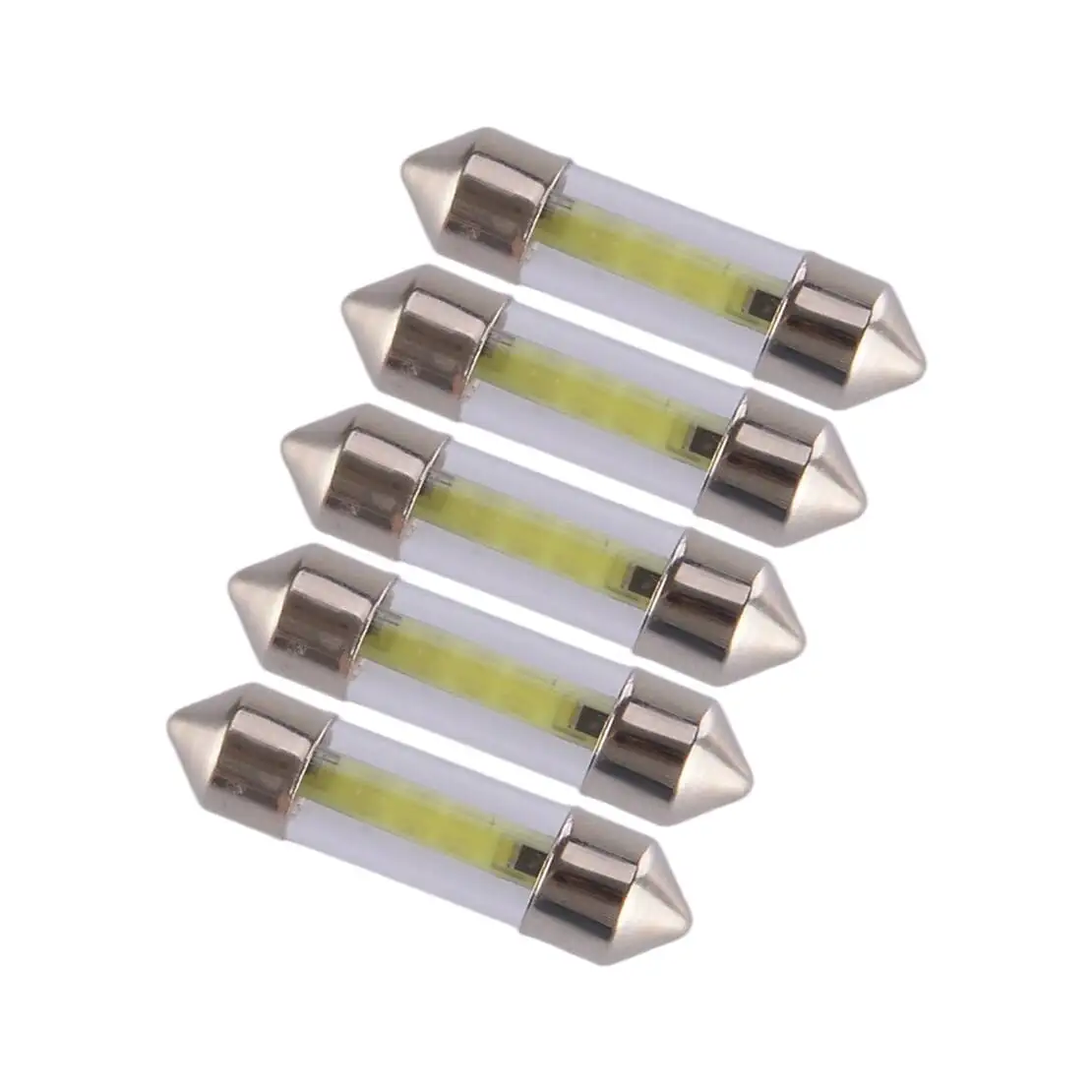 

5Pcs 36mm C5W COB LED Car Inner Interior Festoon Dome Map Reading Light Lamp Bulbs 12V 1.5W 6500K