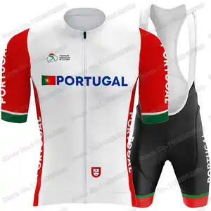 2024 Portugal Radsporthemd Set Nationalmannschaft Radfahren Kleidung Männer Männer Road -Shirts Fahrrad Bike Bermuda MTB Kleidung 8 Hauptverkauf nationale Lieferanten - №5