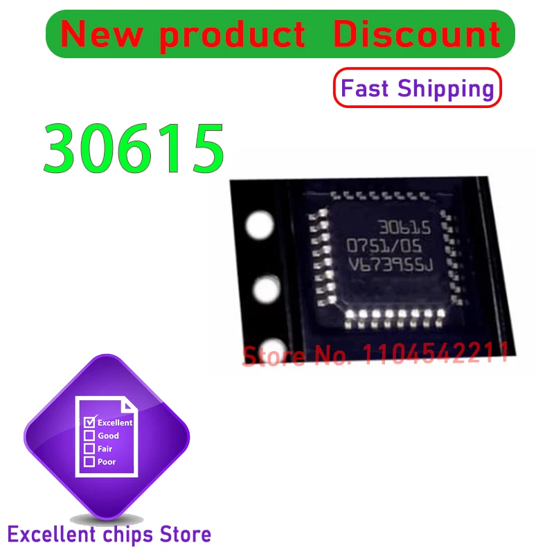 Original New 30615 QFP-32 Suitable for automotive computer version of vulnerable oxygen sensor chip In Stock  1-5pcs/lot