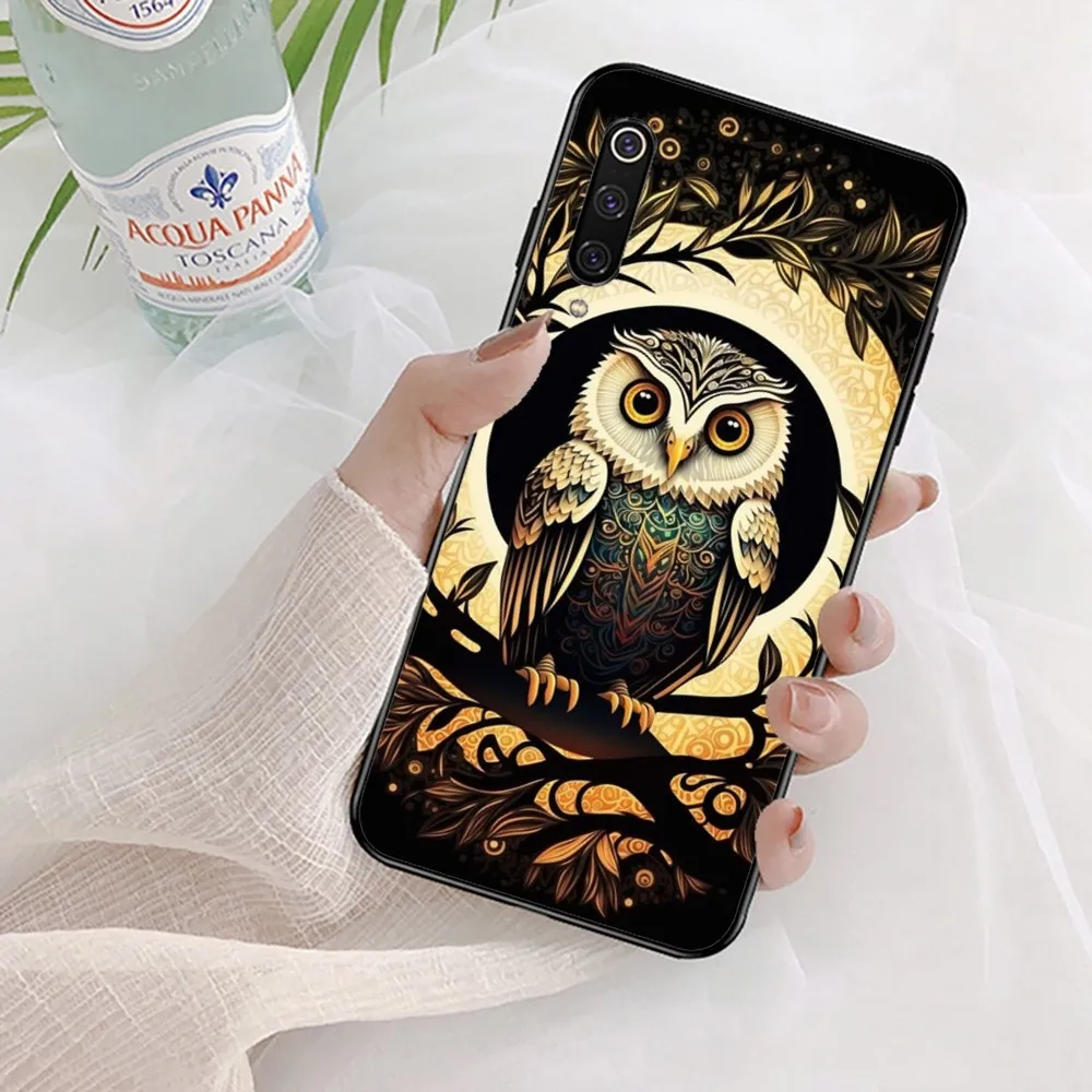 Yellow owl Phone Case For Xiaomi Mi 5X 8 9 10 11 12 lite pro 10T PocoX3pro PocoM3 Note 10 pro lite image 5