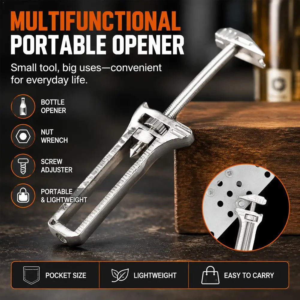Multi-Tool Compact Multi-Tool Portable Tool Key Ring Chain Pocket Knife Screwdriver Multi-Tool Camping Survival Kit