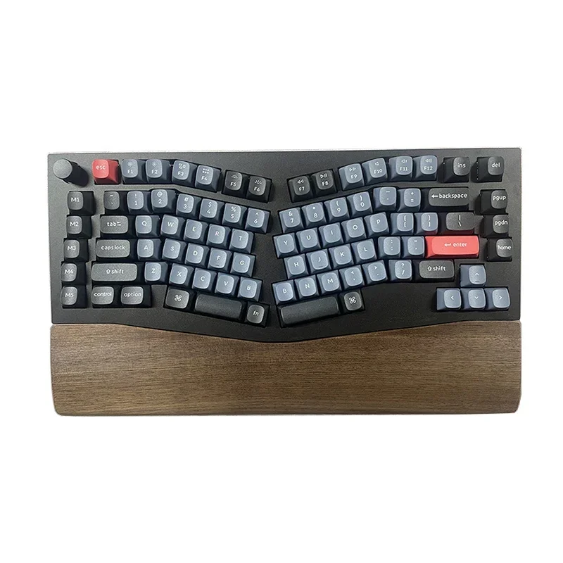 

75%Alice Mechanical Keyboard Palm Rest Walnut Hand Rest Original Customized for Q8 Q10 Mechanical Keyboard Wrist Mat Design