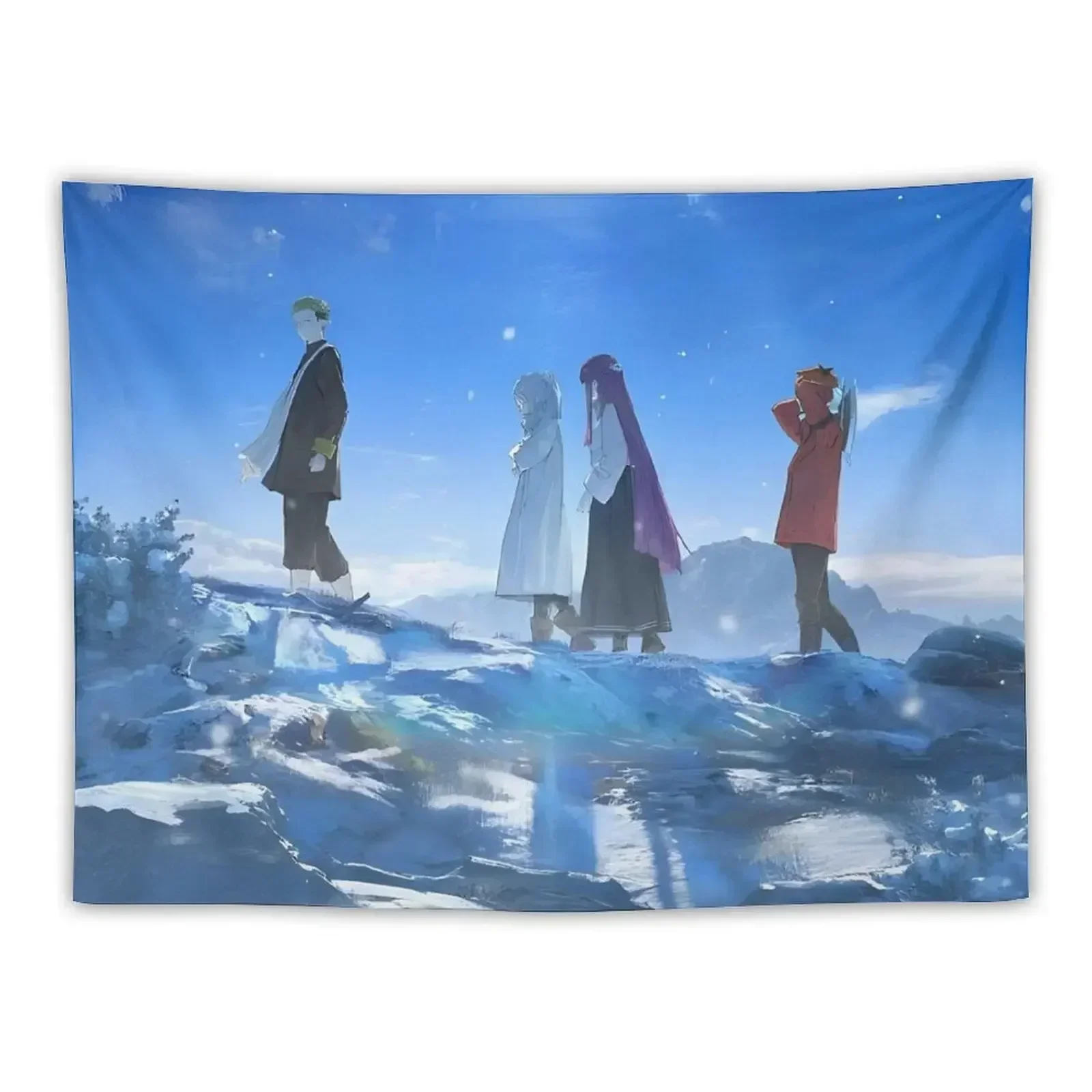 

Sousou no Frieren Tapestry Bedroom Decor Aesthetic Aesthetic Room Decor Tapete For The Wall Decorative Wall Murals Tapestry