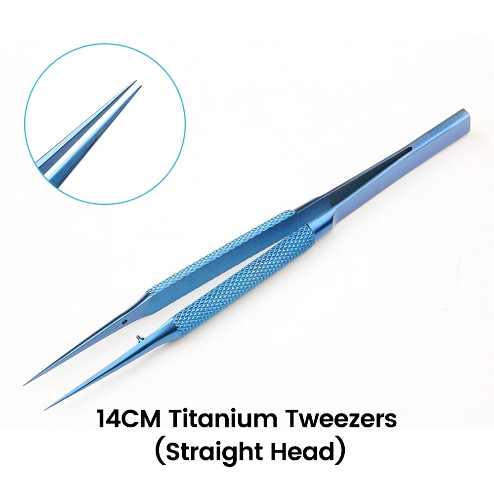 Precision Titanium Alloy/stainless Steel Tweezers For Mobile Phone Motherboard Fingerprint Jumper Repair Microscope Tweezers