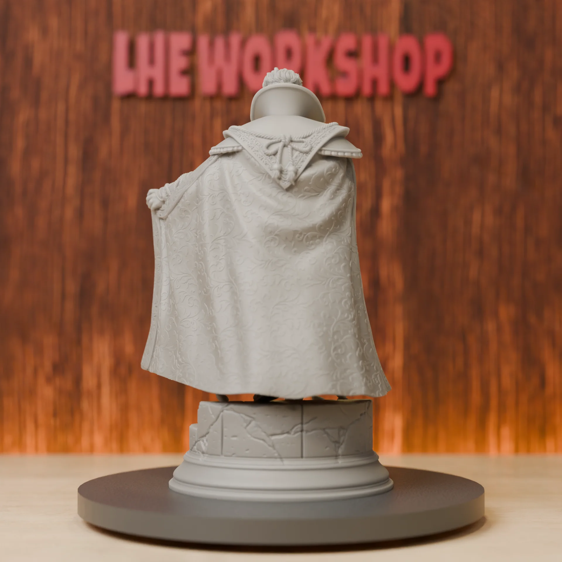 Alchemy Mage Miniatures | 28mm-75mm | Resin 3D Printed DND Pathfinder Mini | Unpainted Grey