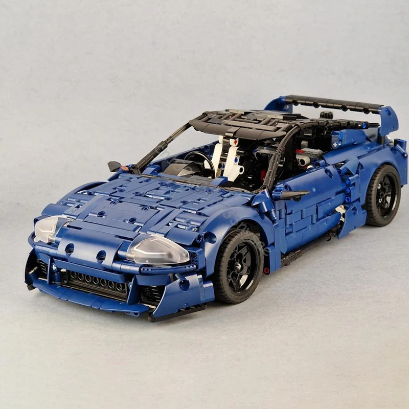 새로운 42154 테크니컬 스카이라인 R34 GT-R 수프라 MK4 슈퍼카 레이싱 빌딩 블록 GT3 F1 자동차 스포츠 모델 브릭 장난감 어린이 선물
