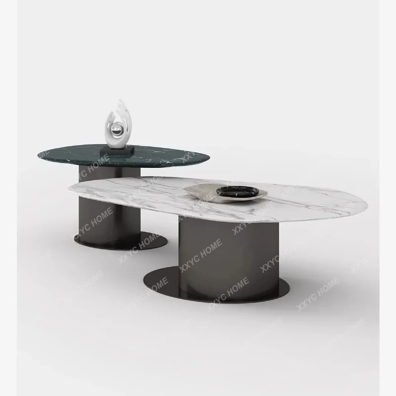 XX triangle coffee table combination retractable small living room coffee table