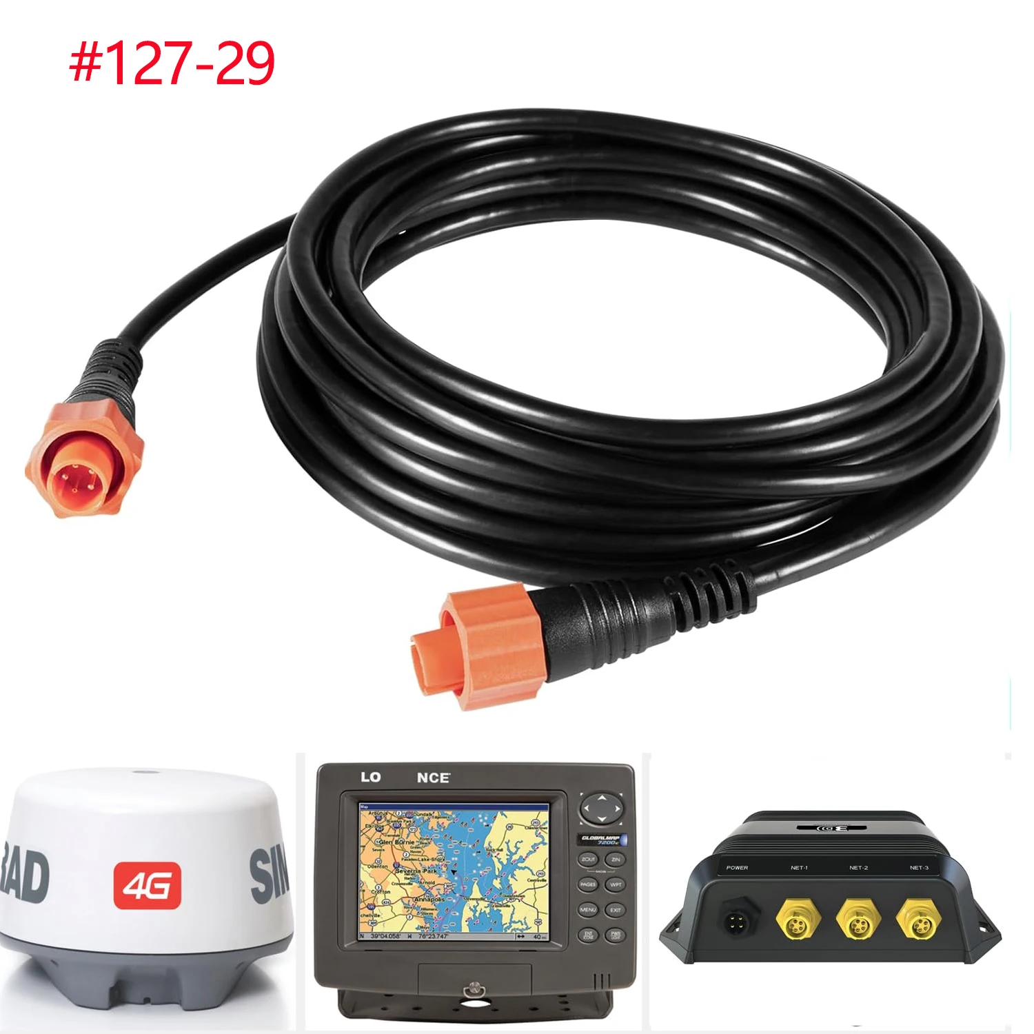 

ЭПАРИМТ 127-29 ‎ Замена Ethernet-кабеля Lowrance Ethext-15Yl ‎ 3004.7036, 15 футов