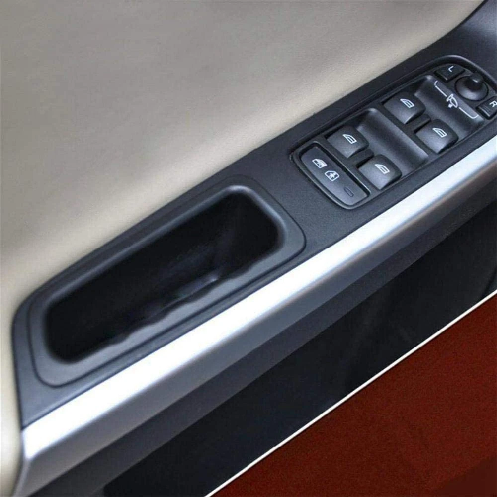 for Volvo S60 V60 XC60 2010-2017 Side Door Storage Box Door Handle Armrest Pocket Door Storage Tray