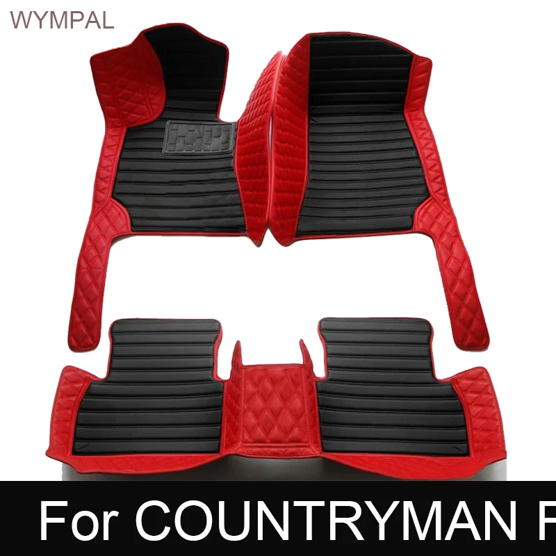 

Custom Car Floor Mats for MINI COUNTRYMAN F60 5 Seat 2017-2021 Year Eco-friendly Leather Car Accessories Interior Details