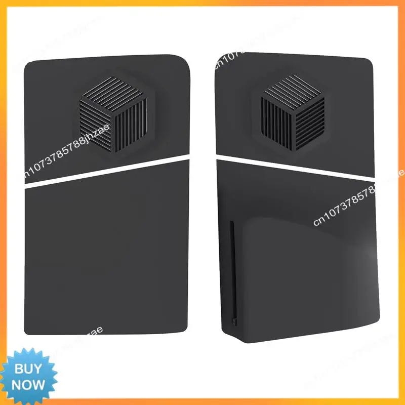 A10R Face Plates For PS5 Slim Disc Edition Console Cover Faceplate Cooling Vents Side Panel Skin Shell Game Parts -A