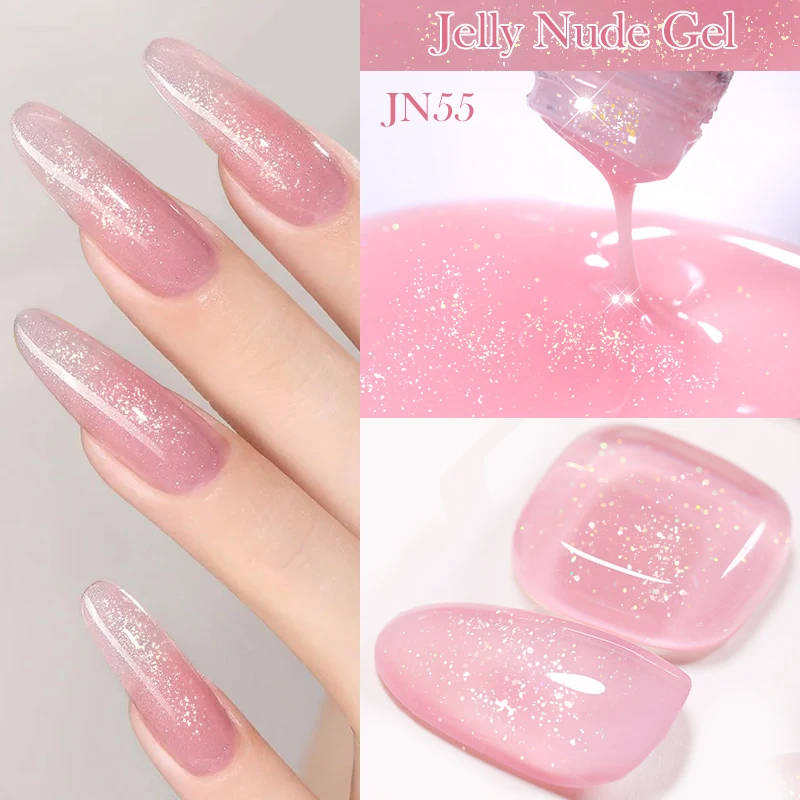 Faillite N PRETTY-Verhéritage à Ongles Semi-Permanent, Gel Blanc Laiteux, Gelée Nude, Verhéritage Gel Pailmétrage, Verhéritage Transparent