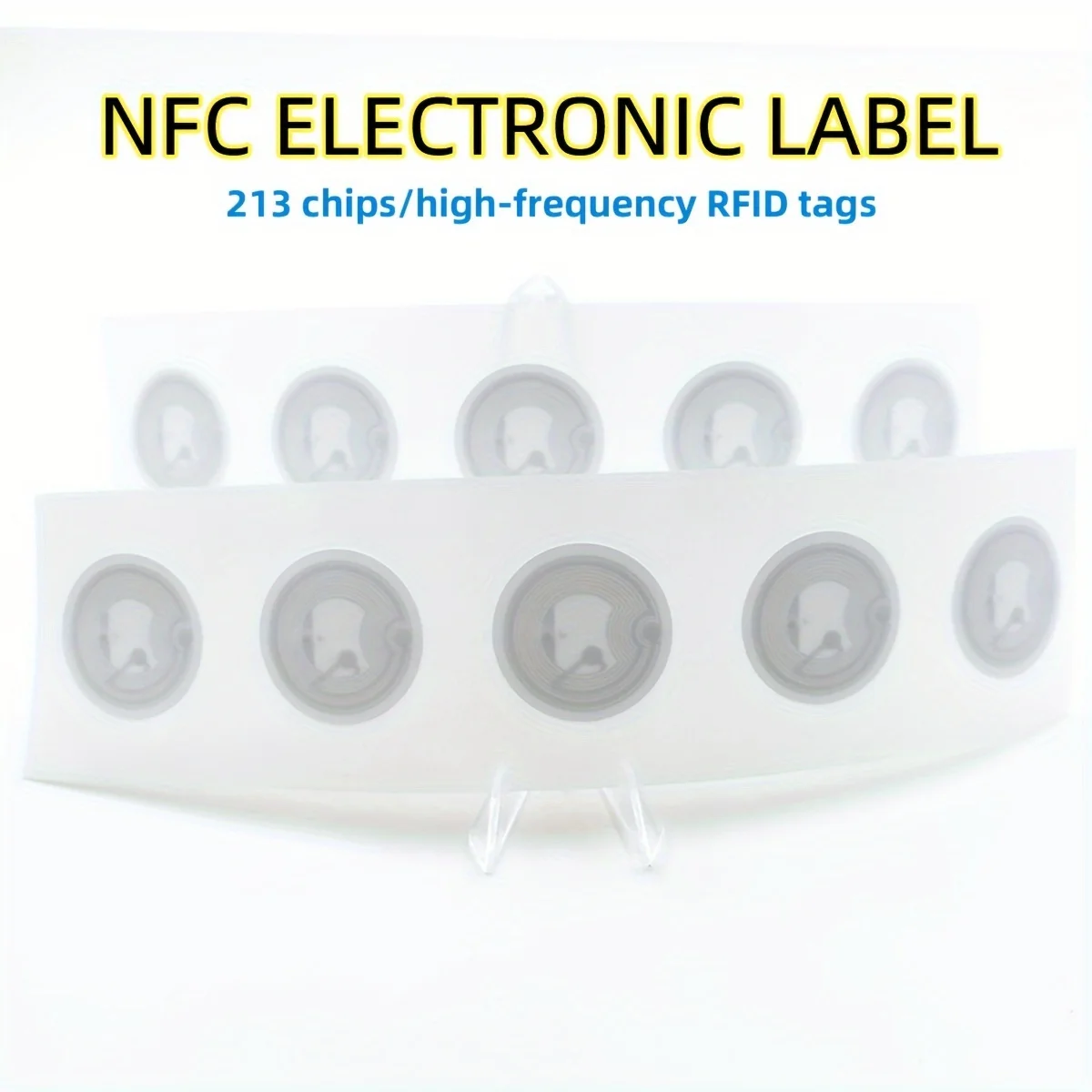 10/20pcs NFC Tag Stickers Ntag213/215 Rewritable Programmable 144/504 Byte Memory Battery Free for All NFC Smartphone Accessory