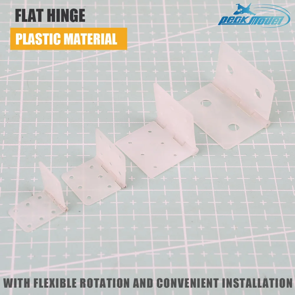 

10 шт. универсальный пластиковый плоский шарнир игольчатый переплет Aileron хвостовой разъем для KT Foam Balsa RC самолета