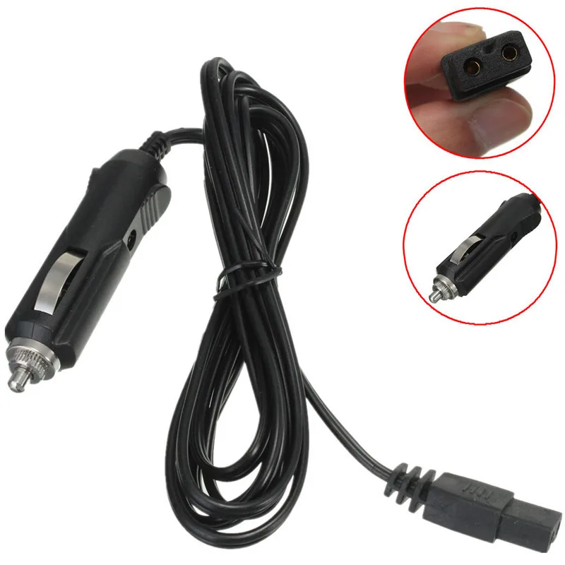 2 Pin 2m 12V DC Replacement Car Cooler Cool Box Mini Fridge Lead Cable Plug Wire Car Refrigerator Lead Cable Plug