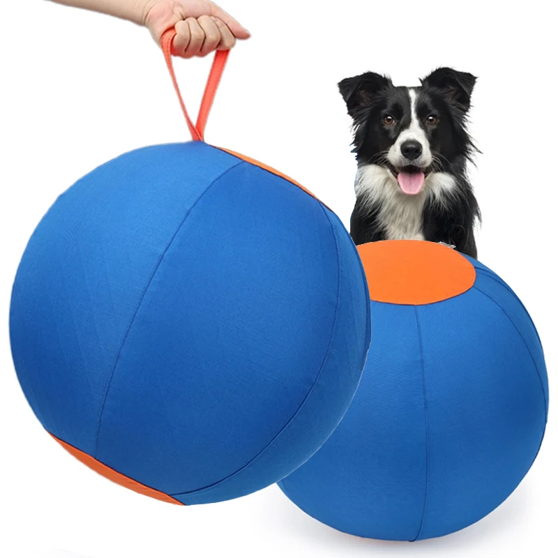 

Dogs Outdoor Inflatable Ball Toy Herding Ball Agility Training Durably Physical Activity Big Ball Pet Self Play Toy