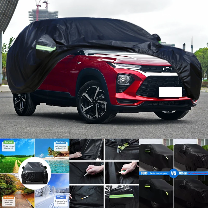 

For Chevrolet Trailblazer All-Weather Car Covers 6-in-1 Waterproof Dustproof UV Proof Snowproof Scratch Resistant Protection