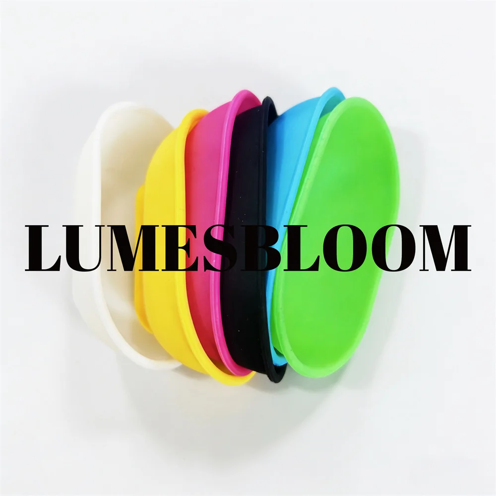 Silicone Wax Bowl Food Grade Boat Shaped Stash Cream Storage Case 6 Colors Reusable Non Stick Conatiner