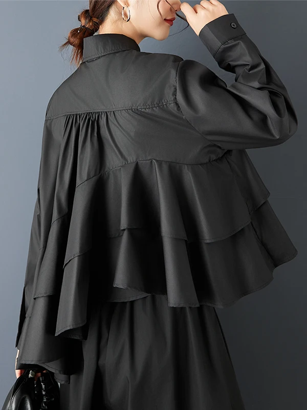 أصيلة ربيع الخريف لون نقي irt مع الدانتيل هملين Faionable اليابانية Sle تنوعا عادية فضفاضة تناسب المرأة