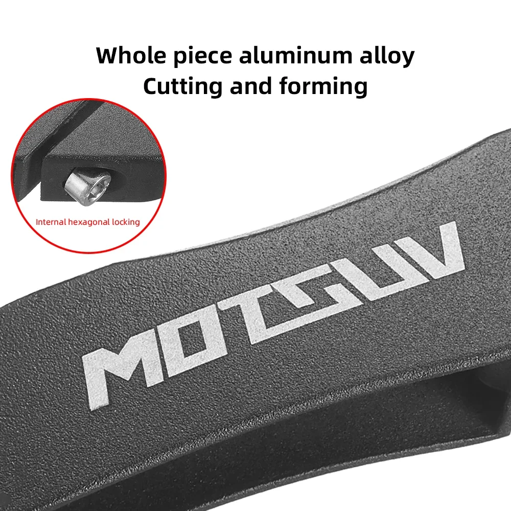 MOTSUV Aluminum Alloy Adjustable Small Auxiliary Bicycle Handlebar Vice Handle Rest Cow Horn MTB Cycling Accessories