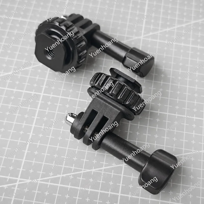 1PCS For DJI Action 6/5/4 Camera Cage Hot Cold Shoe Mount Bracket Selfie Stick Adapter Mirrorless DSLR Extension Adjustable Base