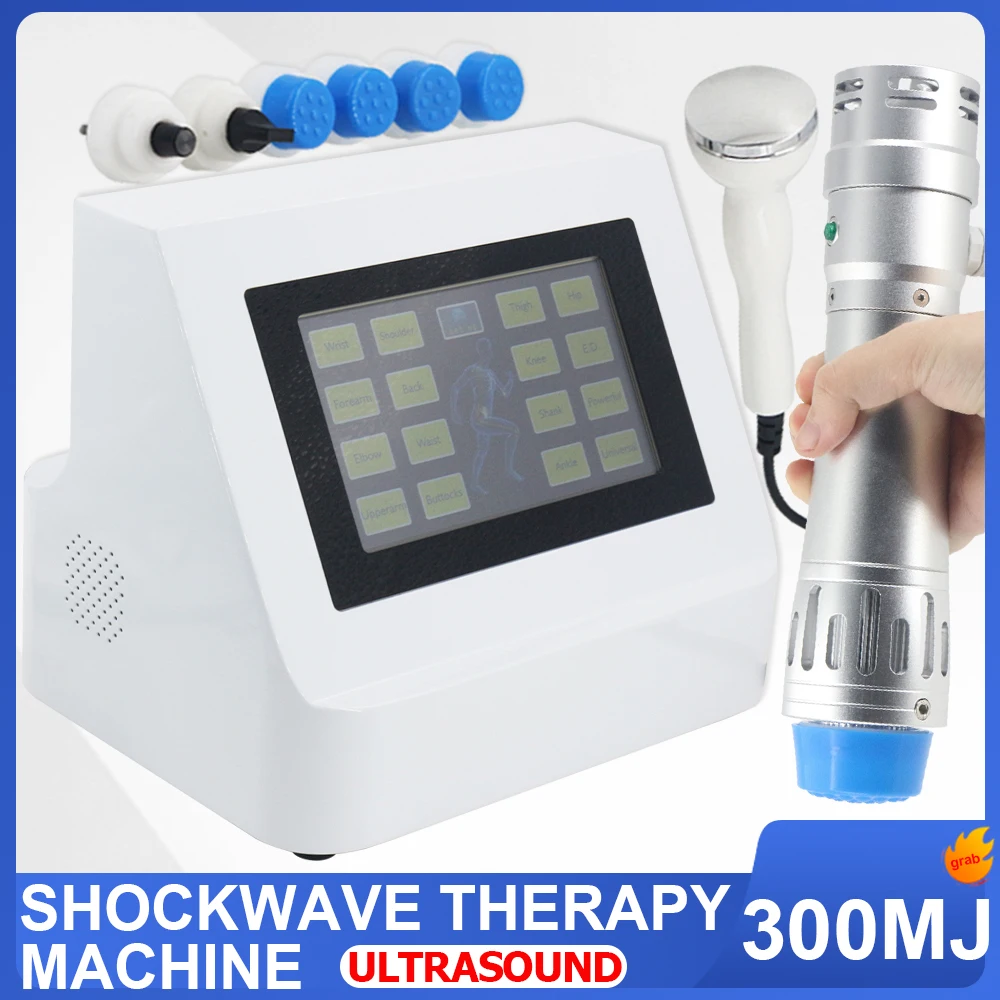 Shockwave Therapy Machine Effective Portable ED Treatment Wrist Relief Pain 300MJ Massage Muscle Relaxation Shock Wave Massager