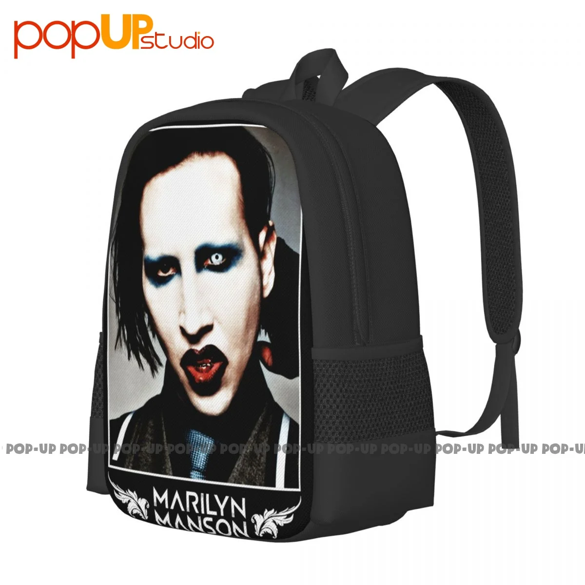 Marilyn Manson American Heavy Metal Hard Rock Backpack Large Capacity Print Beach Bag Gymnast Bag School Sport Bag