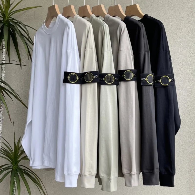 

Мужская базовая футболка Colorlong Svéd Long Sve T-shirt свободного кроя, молодежный тренд, осенний сезон, круглый вырез, стильный дизайн