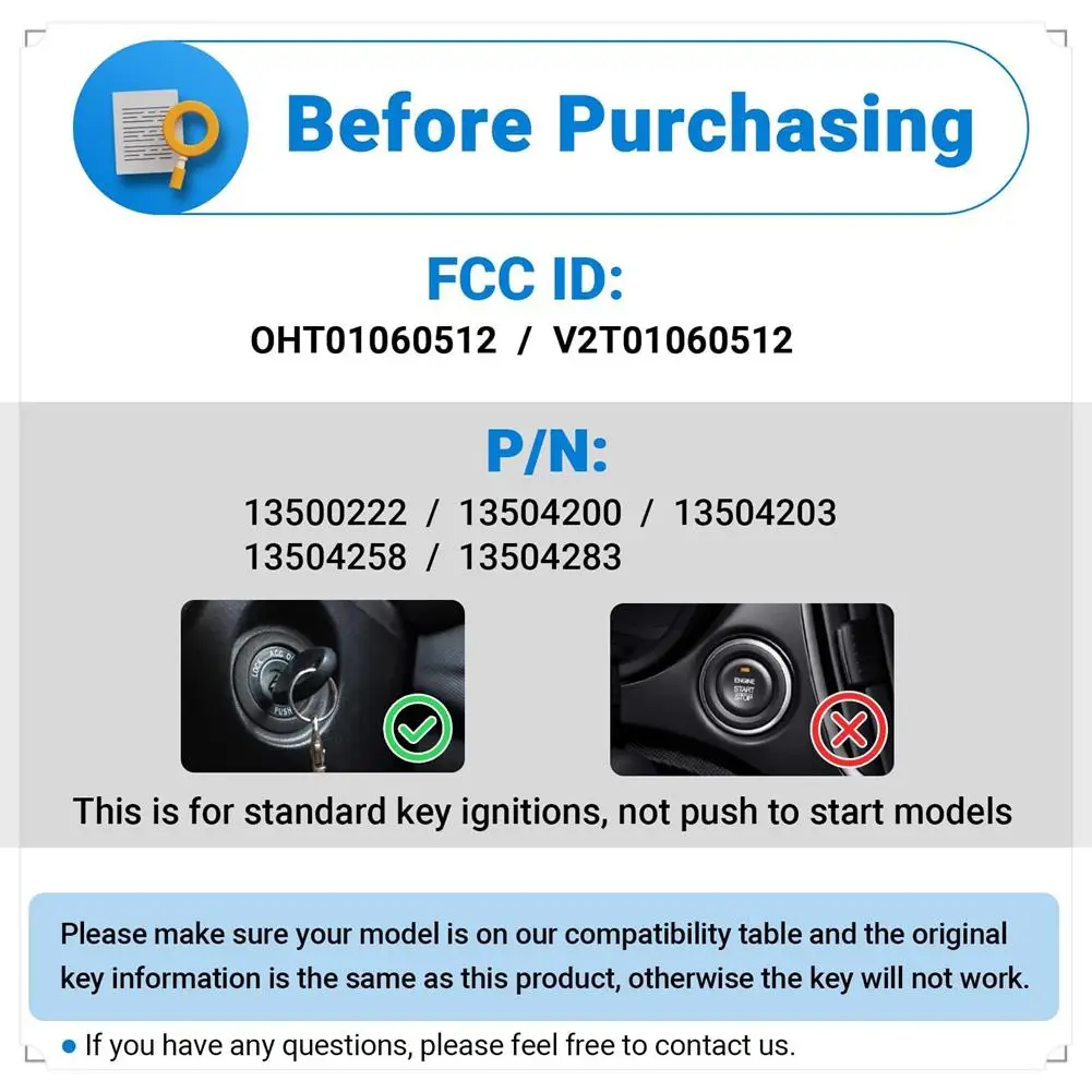 

Car Key Fob Keyless Entry For Chevy Cruze Equinox Camaro Impala Malibu Sonic Buick Lacrosse Regal Verano OHT01060512