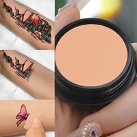 Correcteur à couverture complète imperméable pour tatouages, cicatrices, fond de teint finition naturelle pour tous les tons et types de peau 2