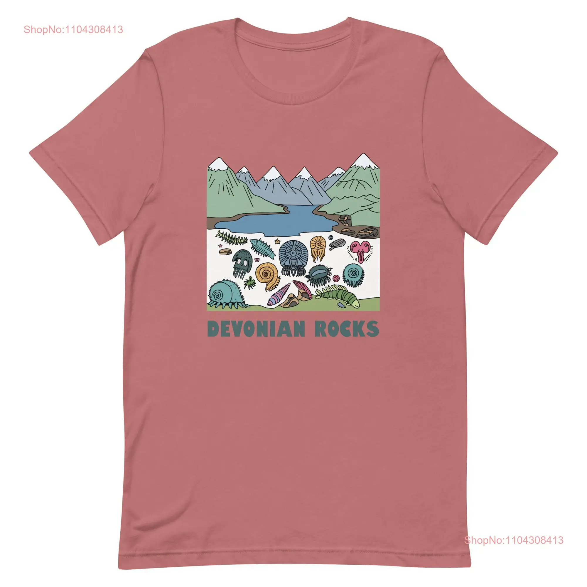 Devonian Period History T Shirt long or short sleeves