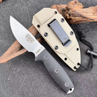 ESEE-3 Tactical Hunter Knife High Hardness EDC Multitools Camping Hunting Kydex Sheath Stonewashed Fixed Blade Knives G10 Handle
