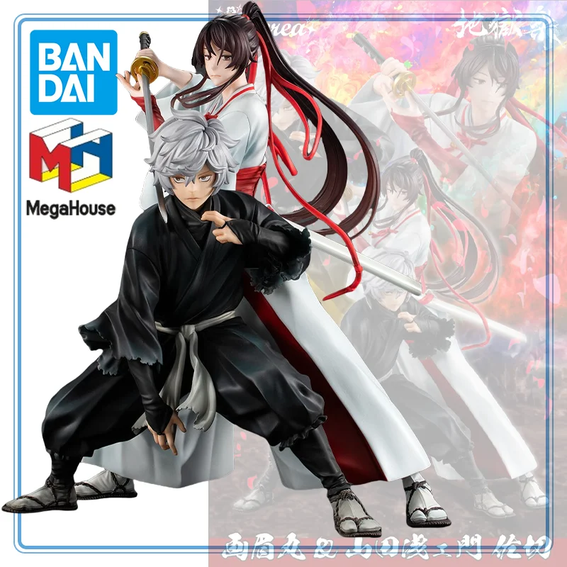 

BANDAI MegaHouse Original Jigoku Raku Yamada Asaemon Sagiri Lucrea Anime Cartoon Garage Kit Model Decoration Gifts Toys Model