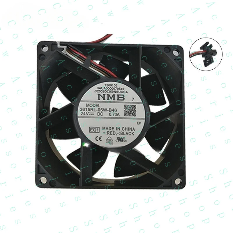 

Вентилятор охлаждения PP+ для NMB Fan 3615RL-05W-B46, DC 24V 0.73A, 92*92*38 мм, для инвертора ACS880