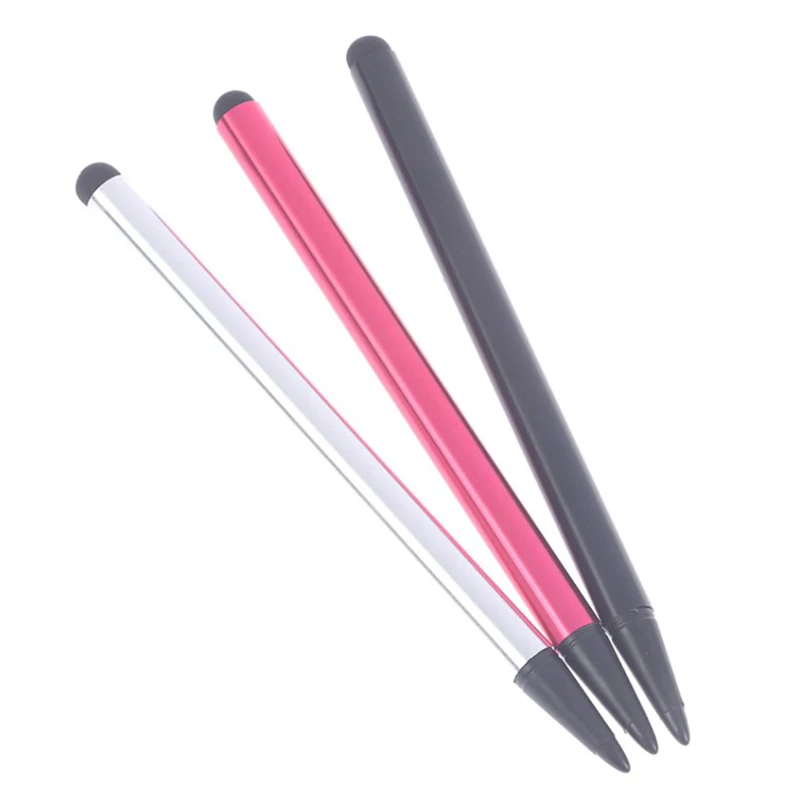 Capacitive Touch Screen Stylus Lápis, Tablet Acessórios, Telefone celular, PC, 2 em 1